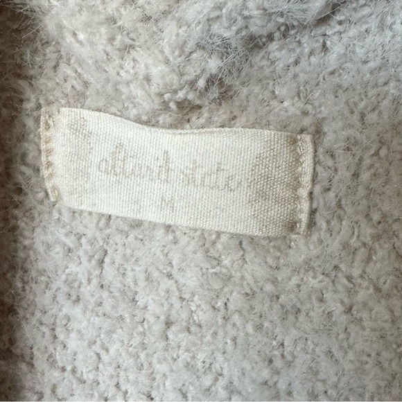 White/cream fuzzy cardigan - Picture 2 of 5